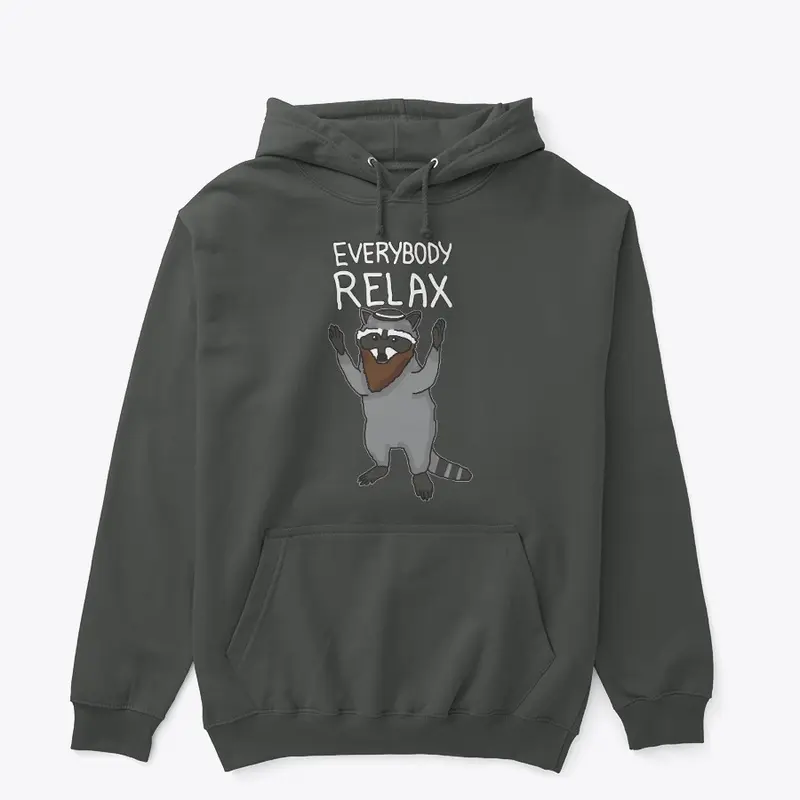 Relax the raccoon